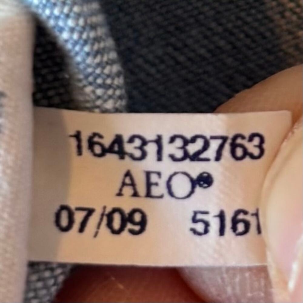 American Eagle Y2K Western Denim Shirt Pearl Snaps Chambray Blue Women’s Small - Picture 7 of 10